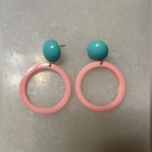 Viral Classic 80s Golden Girls Dangle Hoop Earrings